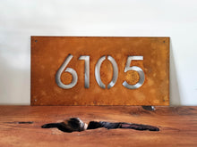Load image into Gallery viewer, Corten Property Address Sign