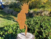 Load image into Gallery viewer, Cockatoo Garden Art Stake
