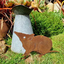 Load image into Gallery viewer, Bandicoot Garden Art Stake
