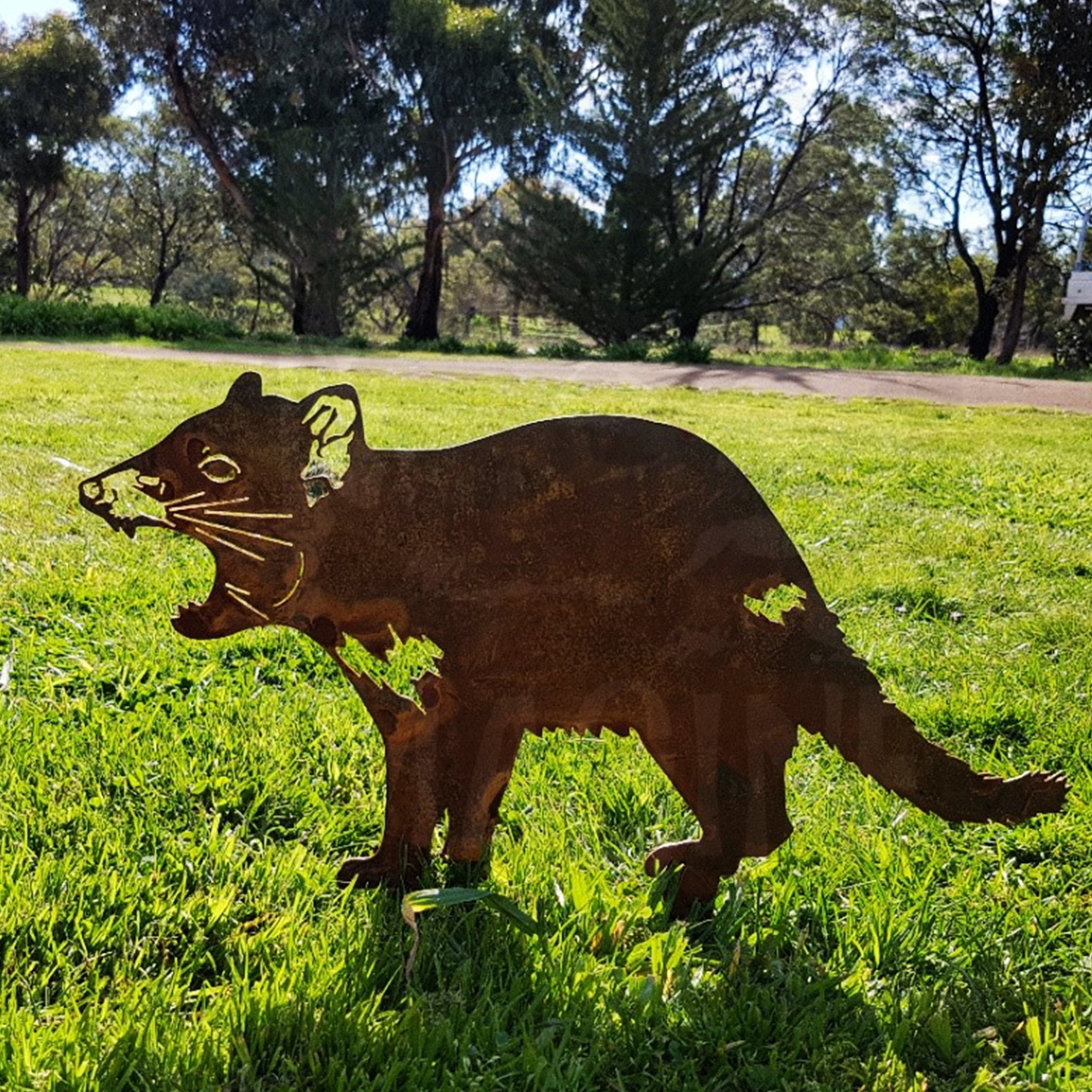 Tasmanian Devil Garden Stake – Imagine Metal Art