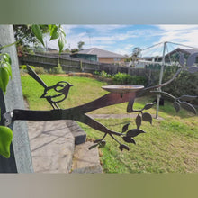 Load and play video in Gallery viewer, Willy Wagtail Bird Feeder
