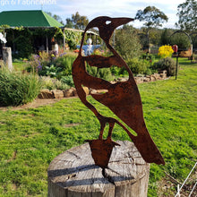 Load image into Gallery viewer, Magpie Garden Art Stake
