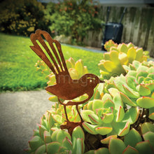 Load image into Gallery viewer, Willy Wagtail Garden Art Stake
