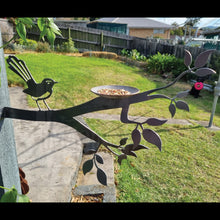 Load image into Gallery viewer, Willy Wagtail Bird Feeder
