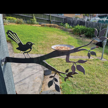 Load image into Gallery viewer, Willy Wagtail Bird Feeder
