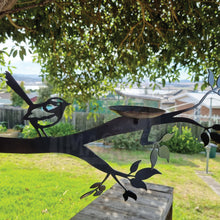 Load image into Gallery viewer, Corten Fairy Wren Bird Feeder
